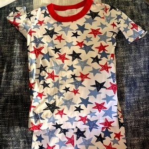 hanna Andersson size 10 Fourth of July short set pajamas